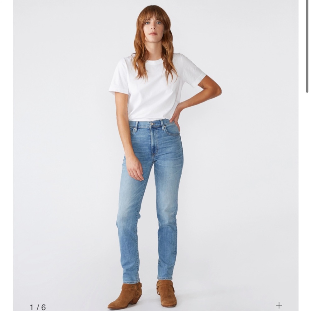 SLVRLAKE Roxy mid rise denim
